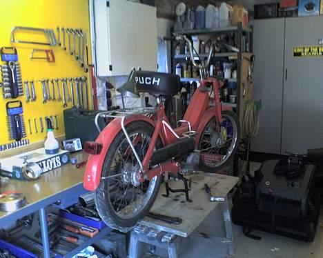 Puch Maxi K - Igen, så det bare ed at få liv i den gamle maskine billede 8