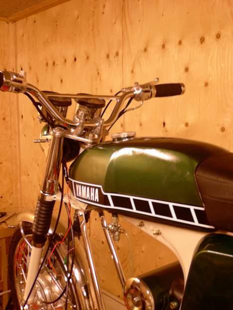 Yamaha 4 gear K1 - Inde i vores dejlige nye værksted, pappa, bror og jeg byggede det selv.. billede 18