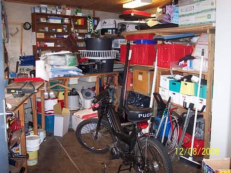 Puch Maxi P Knudi´s SOLGT - Mit værksted. Ja der er fyldt med en masse lort! billede 10