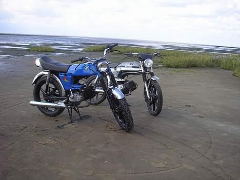 Puch Monza 3-gear  - Min og min vens Monza... Er de ikke smukke?? billede 12