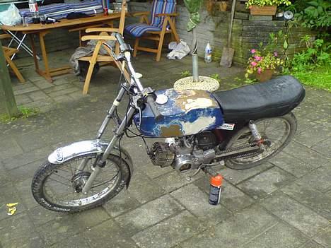 Suzuki Dm50 Projekt . SOLGT . - Før istandsættelsen . Ikk ret køn . billede 2