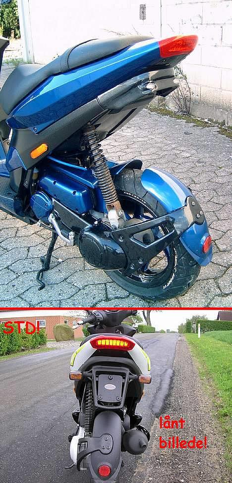 Piaggio NRG Power DT *solgt* - Tjek lige den røv, med de blinklys! ENESTE I VERDEN! for neden kan du se hvordan det ser ud STD. billede 12