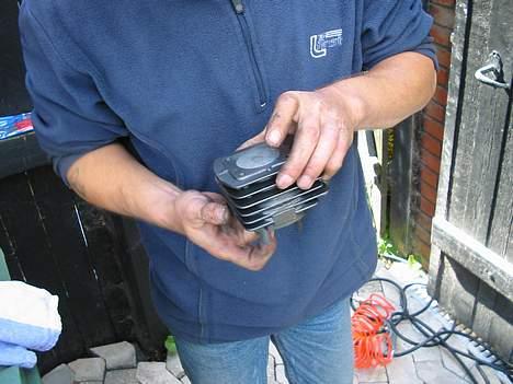 Honda sfx (byttede med magic) - han ser lige om min nye cylle er ok!! billede 12