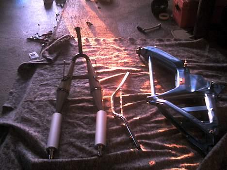 Puch maxi, byttet til lc sonic - da vi gik i gang med at samle den :) billede 16