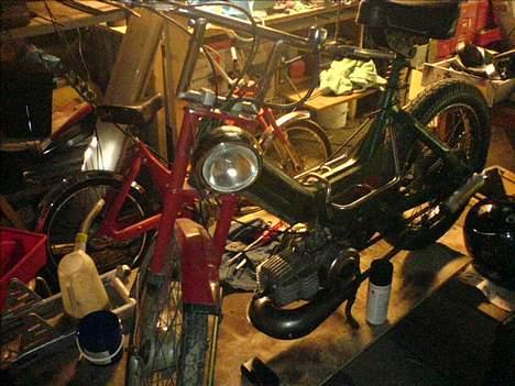 MiniBike pocket bike blå  billede 9