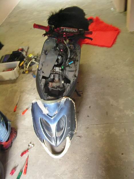 Yamaha JOGspace/pelsdyr TIL SALG - lige efter aeroxfronten blev slebet..!! på med pels, LIGE bagefter..!! :D billede 20