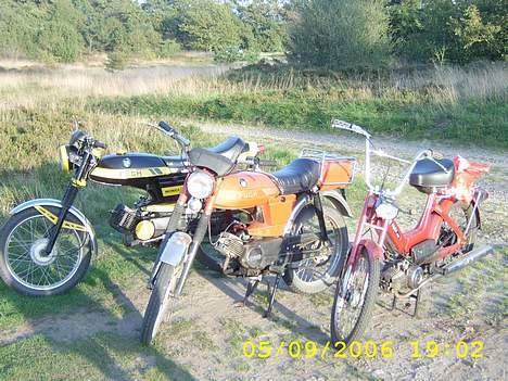 Puch Monza 3 gear #TIL SALG# - 3 smukke pucher! Maxien er bagers, og den orange monza er jespers. billede 12