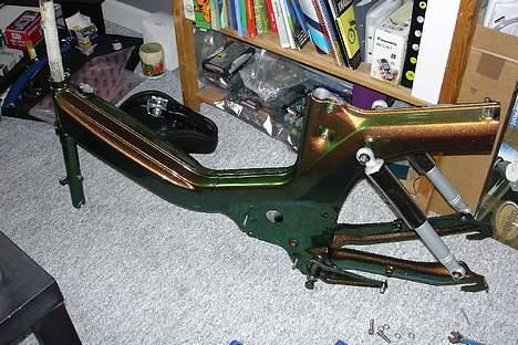 Puch Maxi KL Solgt - stel med bagsvinger og støddæmpere billede 6