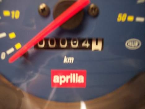 Aprilia Sonic [Stjålet :( ] - Så meget havde den kørt da jeg kom hjem fra forhandleren. billede 2