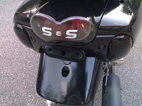 Yamaha det sorte svin - solgt - indfarvede blink lys, og halv farvet bag lygte billede 6