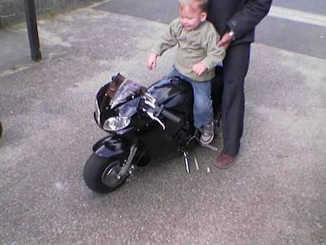 MiniBike det grønne solgt - min lillebror........  før billede 2