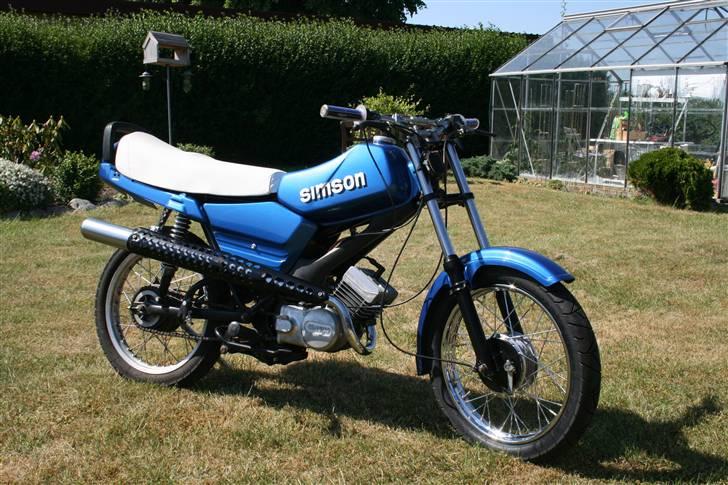 Veteraner Simson S53 alpha M SOLGT - Her er den ca. 94% færdig. Nu er det kun de små detaljer som mangler.. billede 1