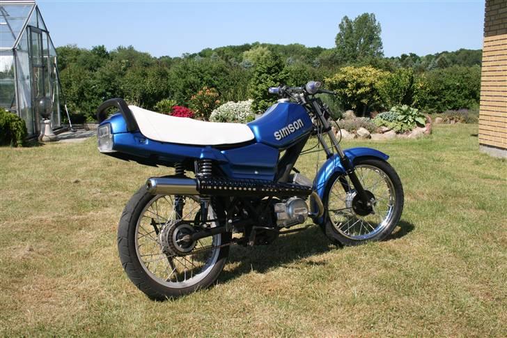 Veteraner Simson S53 alpha M SOLGT - Her er den ca. 94% færdig. Nu er det kun de små detaljer som mangler.. billede 2