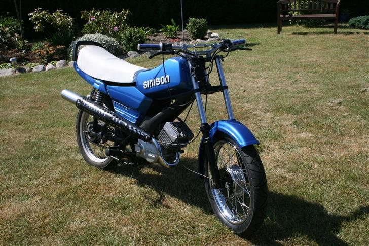 Veteraner Simson S53 alpha M SOLGT - Her er den ca. 94% færdig. Nu er det kun de små detaljer som mangler.. billede 3