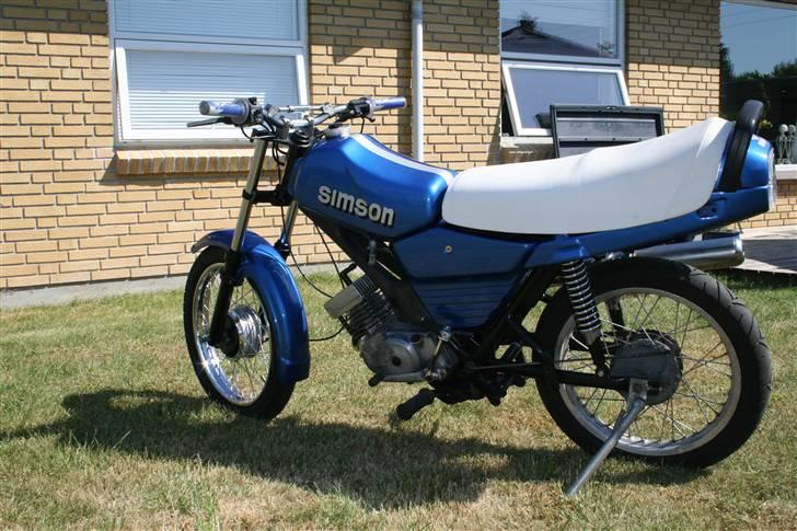 Veteraner Simson S53 alpha M SOLGT - Her er den ca. 94% færdig. Nu er det kun de små detaljer som mangler.. billede 5