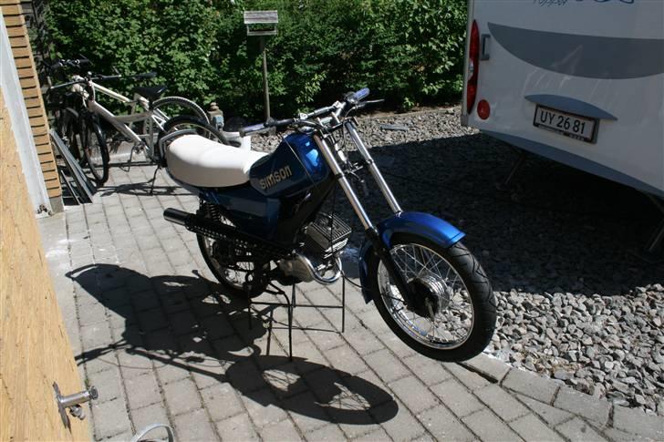 Veteraner Simson S53 alpha M SOLGT - Her er den ca. 94% færdig. Nu er det kun de små detaljer som mangler.. billede 6