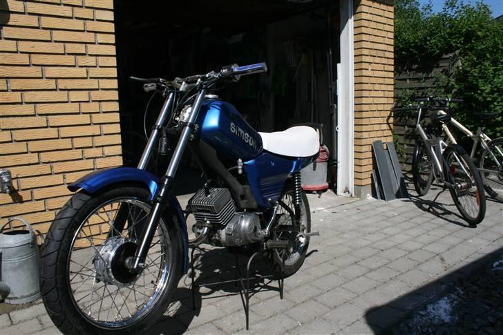 Veteraner Simson S53 alpha M SOLGT - Her er den ca. 94% færdig. Nu er det kun de små detaljer som mangler.. billede 7