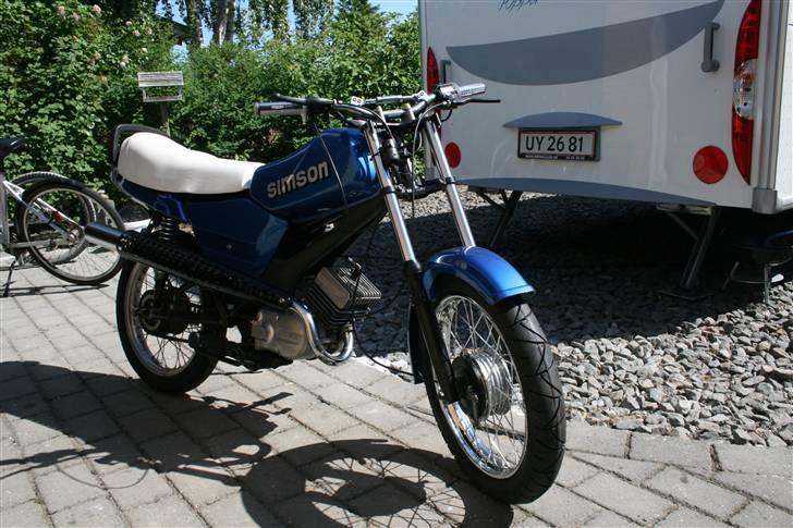 Veteraner Simson S53 alpha M SOLGT - Her er den ca. 94% færdig. Nu er det kun de små detaljer som mangler.. billede 9