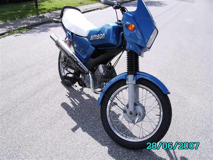 Veteraner Simson S53 alpha M SOLGT - Her er den ca. 90% færdig. billede 14