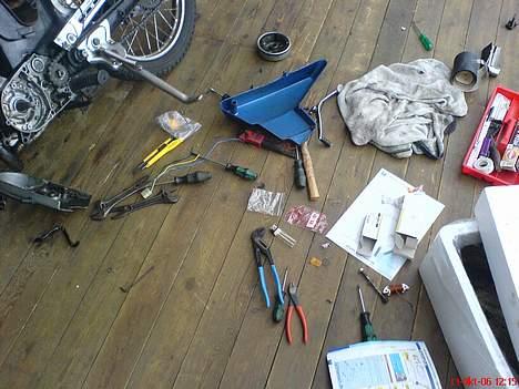 Yamaha 4 gear-solgt - lidt rod skal der jo til når man renoverer billede 3