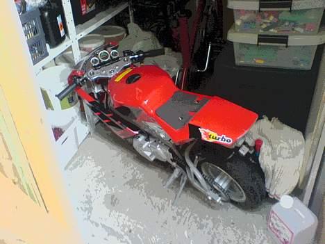 MiniBike pocket bike 110 ccm solgt billede 4