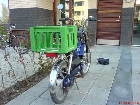 Vespa Bravo Metal Lilla Byttet - Grøn mælkekasse som jeg har fået fjernet nu billede 3