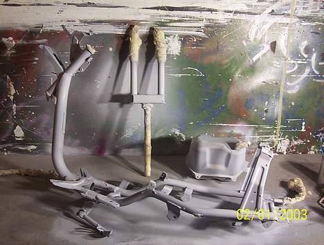 Yamaha Jog Space - 26/10 - Nu har det sgu fået grunder, i aften eller i morgen får det farven ! Autolak Wee xD billede 18