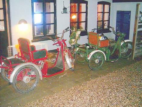 Puch Trilet solgt den røde  - her er mine 2 den røde er fra 1980 og den grøne er fra 1972 den grøne er den første model der kom fram  billede 16