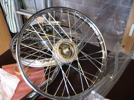 Puch Maxi K 1988 - Solgt - De nye fælge hmm.... dejlig krom billede 2