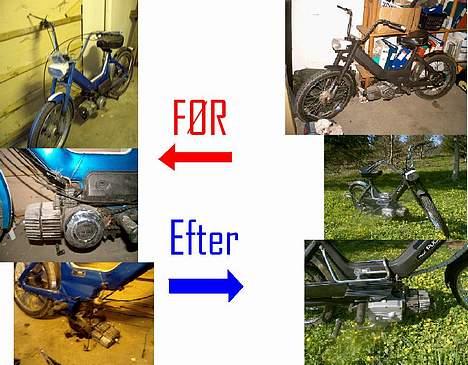 Puch Puch Maxi P / K - SOLGT - Før - efter billede 15