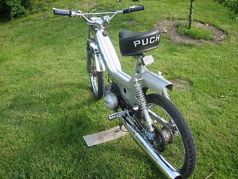 Puch MAXI Kl- silver :D 70cc - skråt bagfra :) billede 4