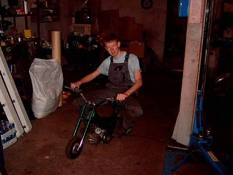 Puch mini maxi projekt - mig på min elskede lille maxi billede 5