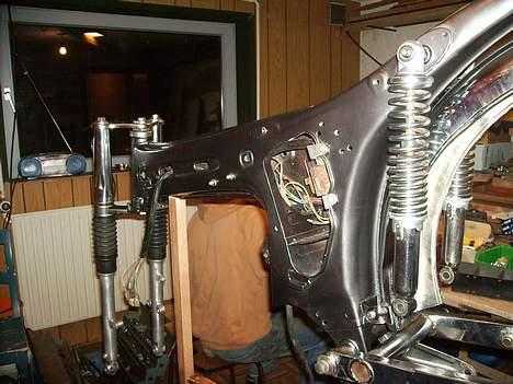 Yamaha 4 Gear " Solgt - Stelet uden tank og skjold billede 15