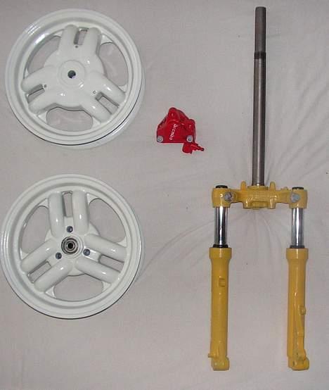 Yamaha Jog fs Projekt [Byttet] - Yamaha Axis Forgaffel, Fælge & Bremse billede 5