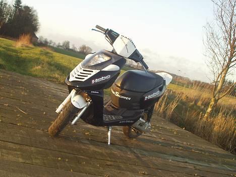 Aprilia Sonic (Solgt) - Ja uden blå forlygte glas pt, da jeg ikk kan se en skid om morgenen med det lorte lys, der går igennem det blå billede 8