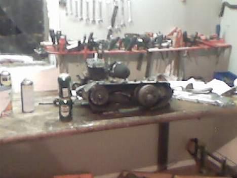 Yamaha slider(SOLGT) - renovering af motor .. den 3.12-2006 lige kommet ny krumtap i dyret :D billede 8