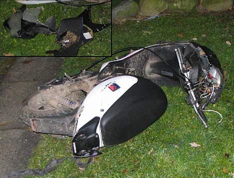 Aprilia Sonic GP - Solgt - sådan ser en sonic ud efter 2 grus bunker billede 14