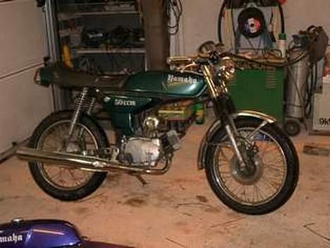 Yamaha 4 gear DX (solgt) - som den stod før motor blev malet! billede 7