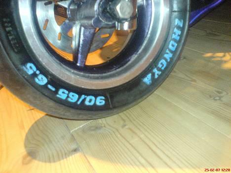 MiniBike Daytona AC dd solgt - Blå dæk skrift billede 5