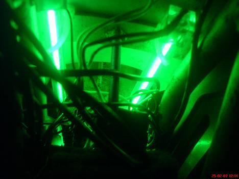 MiniBike Daytona AC dd solgt - set fra bagenden med neon  billede 8