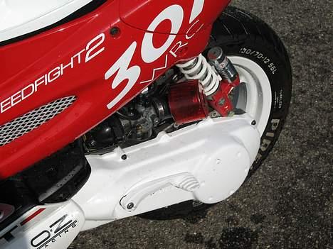 Peugeot Speedfight 2 wrc 307 ac - kikstarterdæksel malet hvid! billede 17