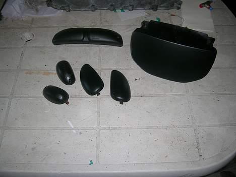 Piaggio Typhoon skrottet! - Komplet lygte sæt i mat sort billede 14