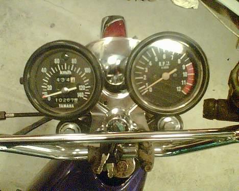 Yamaha FS1 DX  - Speedometer og RPM tæller.. Lækkert.. billede 6