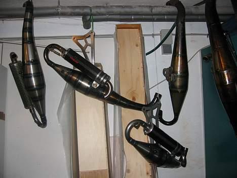 MiniBike Daytona G2 Minarelli - Lidt af potterne mig og Tobias J har til at hænge .. 2 stk. C30, 1 stk. C21 (byttet til HR4), C16 og Team potten da den ikk var poleret .. billede 20