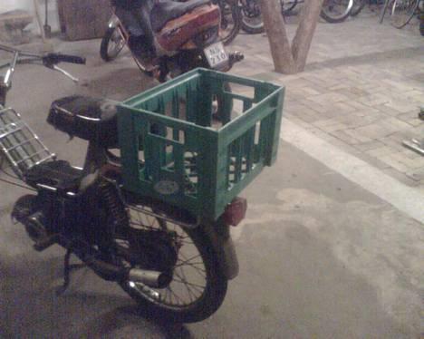 Puch Maxi 2 gear - Mælkekassen. Desværre fra Arla. Jeg havde ikke en fra MD Foods :( billede 13