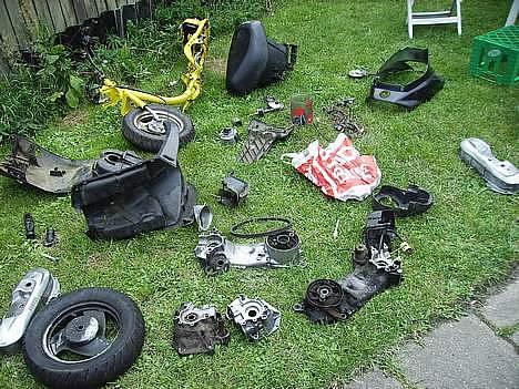 Yamaha jog fs evo !Byttet gpr50 - sådan så den ud dengang jeg købte den billede 15