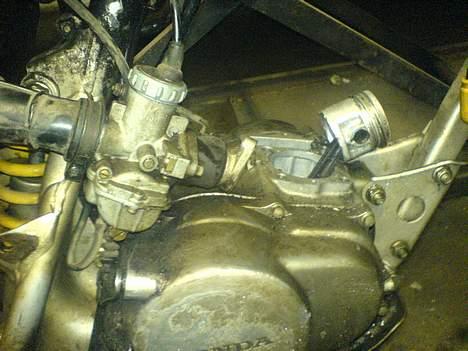 Honda XR 80   funbike SOLGT - sår´n så motoren ud der jeg købte dyret billede 11