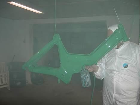 Puch Maxi K E50 - Her er stelet så, snart færdig med at male...! billede 13