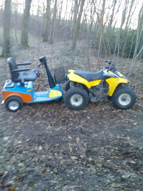 Suzuki lt80 STJÅLET!!!!! - i skoven med thomas mongol maskine:P den er fed hehe billede 18