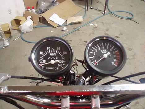 Yamaha Fs-1 4Gear malet [Solgt] - Omdrejningstæller, Speedometer, krom tændingslås og styr...! :D Nye alle sammen ! billede 4